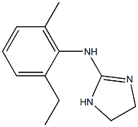 2-[(2-Ethyl-6-methylphenyl)amino]-2-imidazoline 结构式