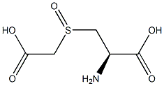 S-(Carboxymethyl)-L-cysteine S-oxide 结构式