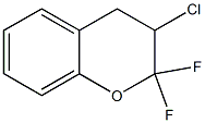 3,4-Dihydro-3-chloro-2,2-difluoro-2H-1-benzopyran 结构式