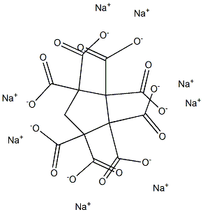 1,1,2,2,3,3,4,4-Cyclopentaneoctacarboxylic acid octasodium salt 结构式