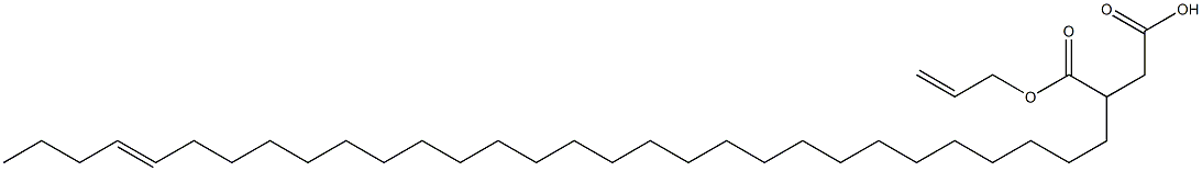 3-(26-Triacontenyl)succinic acid 1-hydrogen 4-allyl ester 结构式