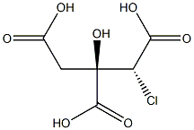 (2R,3R)-2-Chloro-3-hydroxy-3-carboxypentanedioic acid 结构式