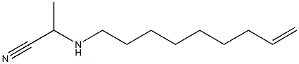 2-(8-Nonenylamino)propionitrile 结构式