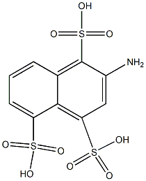 2-Amino-1,4,5-naphthalenetrisulfonic acid 结构式