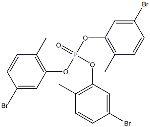 Phosphoric acid tris(3-bromo-6-methylphenyl) ester 结构式