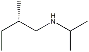 [S,(+)]-N-Isopropyl-2-methyl-1-butanamine 结构式