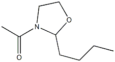 3-Acetyl-2-butyloxazolidine 结构式