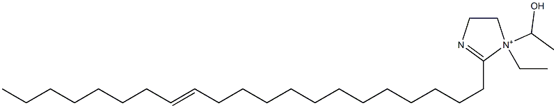 1-Ethyl-2-(13-henicosenyl)-1-(1-hydroxyethyl)-2-imidazoline-1-ium 结构式