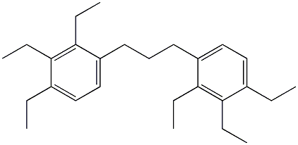 4,4'-(1,3-Propanediyl)bis(1,2,3-triethylbenzene) 结构式