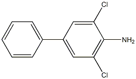 3,5-Dichlorobiphenyl-4-amine 结构式