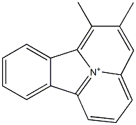 1,2-Dimethyl-10c-azoniafluoranthene 结构式