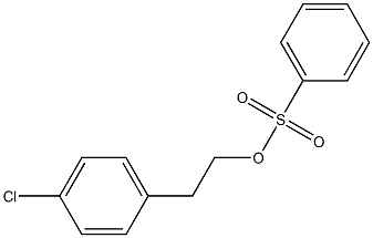 Benzenesulfonic acid 4-chlorophenethyl ester 结构式