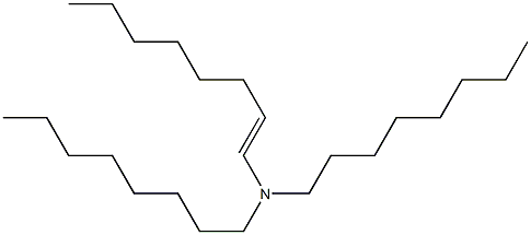 N,N-Dioctyl-1-octenylamine 结构式