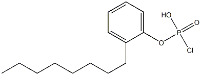 Chlorophosphonic acid octyl=phenyl ester 结构式