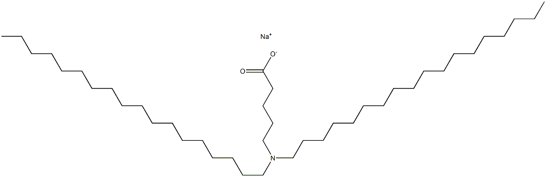 5-(Dioctadecylamino)valeric acid sodium salt 结构式