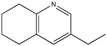 3-Ethyl-5,6,7,8-tetrahydroquinoline 结构式