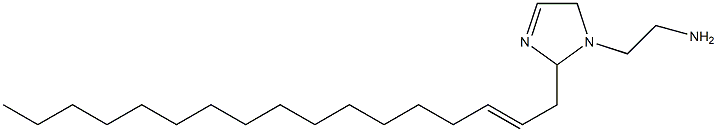 1-(2-Aminoethyl)-2-(2-heptadecenyl)-3-imidazoline 结构式