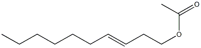 Acetic acid 3-decenyl ester 结构式