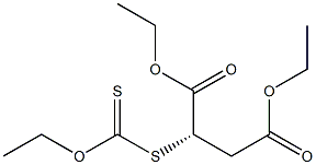 (-)-Dithiocarbonic acid O-ethyl S-[(S)-1,2-di(ethoxycarbonyl)ethyl] ester 结构式