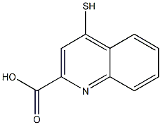 4-Mercaptoquinoline-2-carboxylic acid 结构式