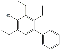 2,3,6-Triethyl-4-phenylphenol 结构式