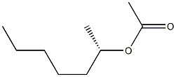 (+)-Acetic acid (S)-1-methylhexyl ester 结构式