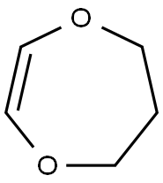 6,7-Dihydro-5H-1,4-dioxepin 结构式