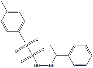 1-(1-Phenylethyl)-2-(tosylsulfonyl)hydrazine 结构式