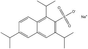 1,3,6-Triisopropyl-2-naphthalenesulfonic acid sodium salt 结构式