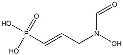 N-(3-Phosphono-2-propenyl)-N-formylhydroxylamine 结构式