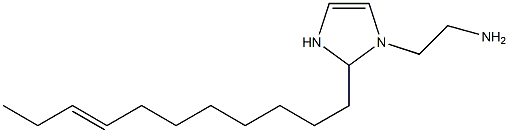 1-(2-Aminoethyl)-2-(8-undecenyl)-4-imidazoline 结构式