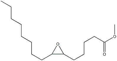 6,7-Epoxypentadecanoic acid methyl ester 结构式