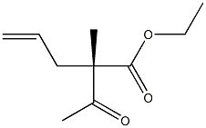 (S)-2-Methyl-2-allylacetoacetic acid ethyl ester 结构式