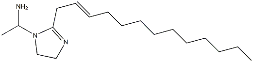 1-(1-Aminoethyl)-2-(2-tridecenyl)-2-imidazoline 结构式