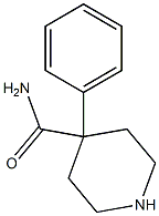 4-Phenyl-4-piperidinecarboxamide 结构式