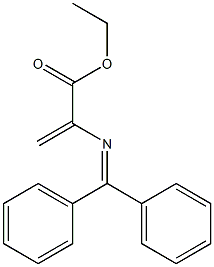 2-(Diphenylmethyleneamino)propenoic acid ethyl ester 结构式