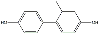 2-Methyl-1,1'-biphenyl-4,4'-diol 结构式