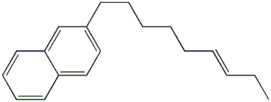 2-(6-Nonenyl)naphthalene 结构式