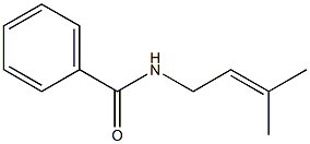 N-(3-Methyl-2-butenyl)benzamide 结构式