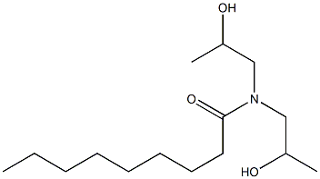 N,N-Bis(2-hydroxypropyl)nonanamide 结构式