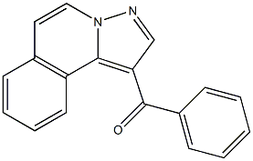 1-Benzoylpyrazolo[5,1-a]isoquinoline 结构式