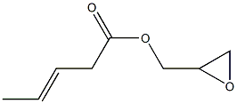 3-Pentenoic acid (oxiran-2-yl)methyl ester 结构式