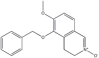 5-Benzyloxy-6-methoxy-3,4-dihydroisoquinoline 2-oxide 结构式