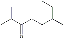 [S,(+)]-2,6-Dimethyl-3-octanone 结构式