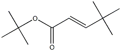 (E)-4,4-Dimethyl-2-pentenoic acid tert-butyl ester 结构式