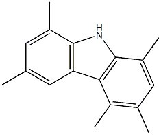 1,3,4,6,8-Pentamethyl-9H-carbazole 结构式