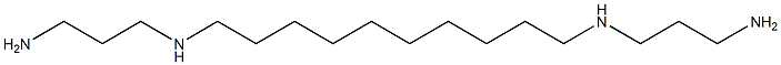 N,N''-(1,10-Decanediyl)bis(propane-1,3-diamine) 结构式