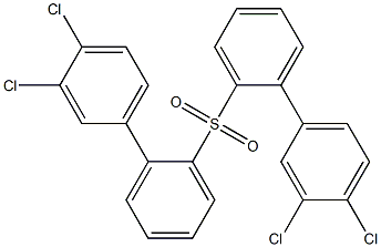 3,4-Dichlorophenylphenyl sulfone 结构式