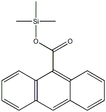 9-Anthracenecarboxylic acid (trimethylsilyl) ester 结构式