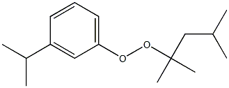 3-Isopropylphenyl 1,1,3-trimethylbutyl peroxide 结构式